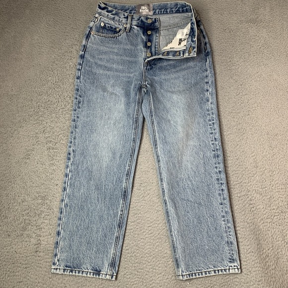 Hey Joanie Denim - Hey Joanie Y2K 90's straight loose Women's Jeans Size XS 24 Mid Rise 10"